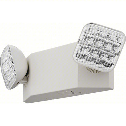 Emergency Light: LED, Damp Location Rated, 1 W Lamp Watt, 120/277V AC, 3.6 W Emergency Watt, Surface