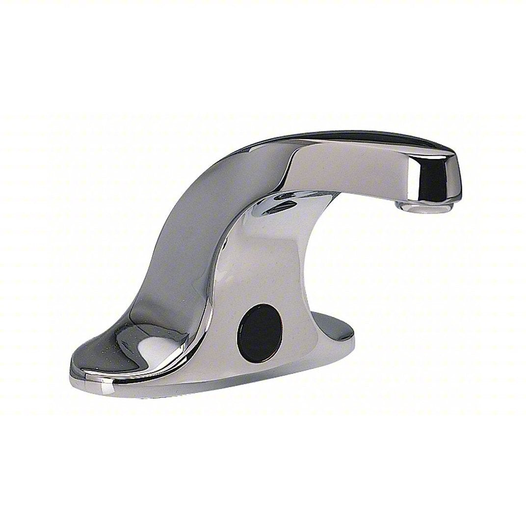 Mid Arc Bathroom Faucet: American Std, Innsbrook Selectronic, Chrome Finish, 0.35 gpm Flow Rate